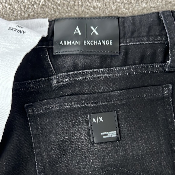 Armani Exchange Skinny Jeans in Black 🆕 - Picture 6 of 9